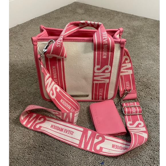 Steve Madden Handbags - New Steve Madden Shoulder Tote Bag with Matching Wallet